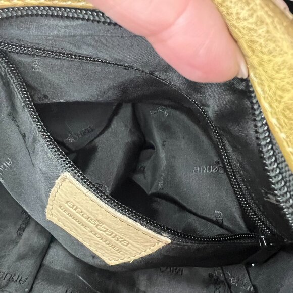 Vintage ANUSCHKA Hand-Painted Jungle Print Shoulder Bag - Picture 16 of 16